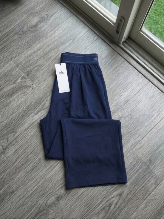 ALO Yoga Pants - Alo Yoga Navy Blue Suit Up Casual Daily Trouser High Quality(Regular XS-L)🏡🌟NWT